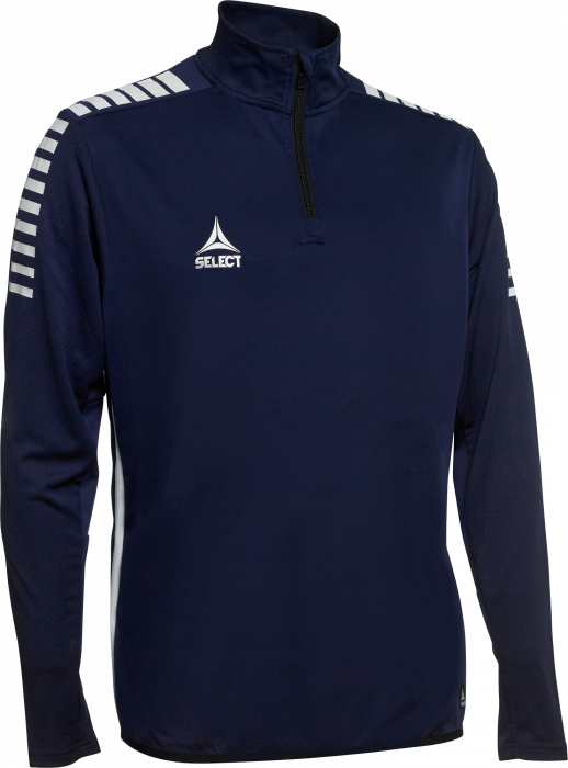 Select - Monaco Training Sweat - Bleu marine & blanc
