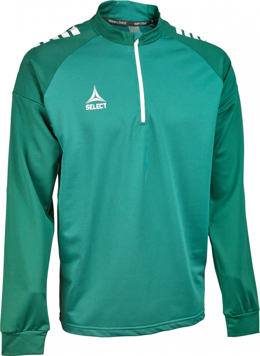 Select - Spain V25 Half-Zip Training Jacket - Vert & blanc