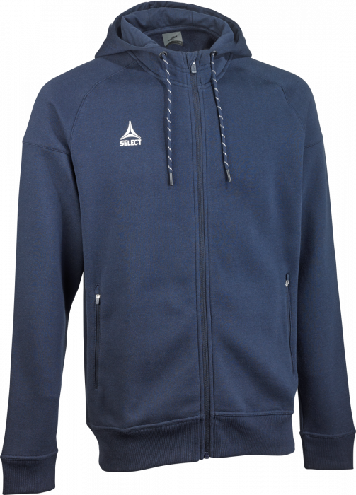 Select - Oxford V25 Hoodie W. Zip - Marineblau