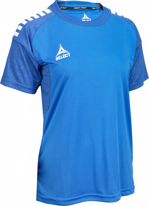 Select - Spain V25 Player Shirt S/s Women - Azul & blanco