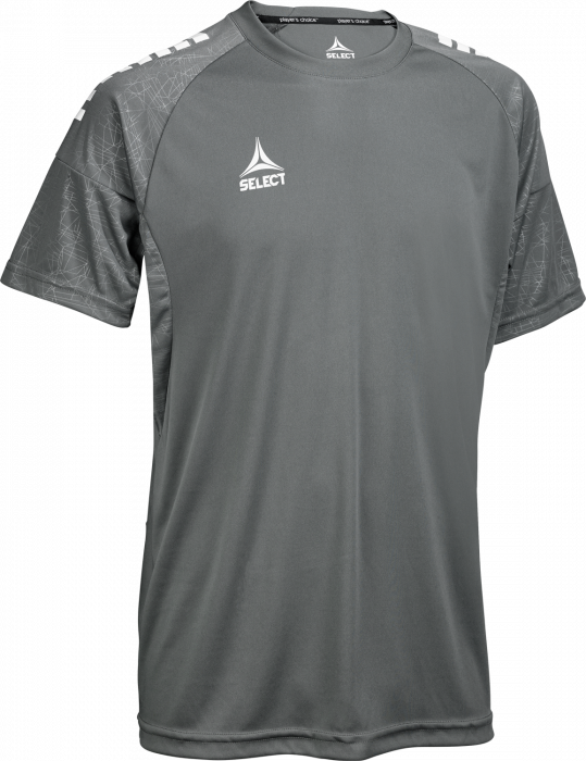 Select - Spain V25 Player Shirt S/s - Grå & vit