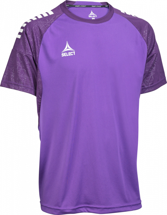 Select - Spain V25 Player Shirt S/s - Lila & vit